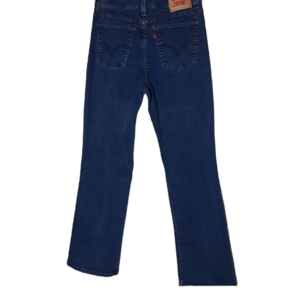 Levi's 512 Perfectly Slimming Boot Blue Jean SZ 10S - Picture 4 of 8